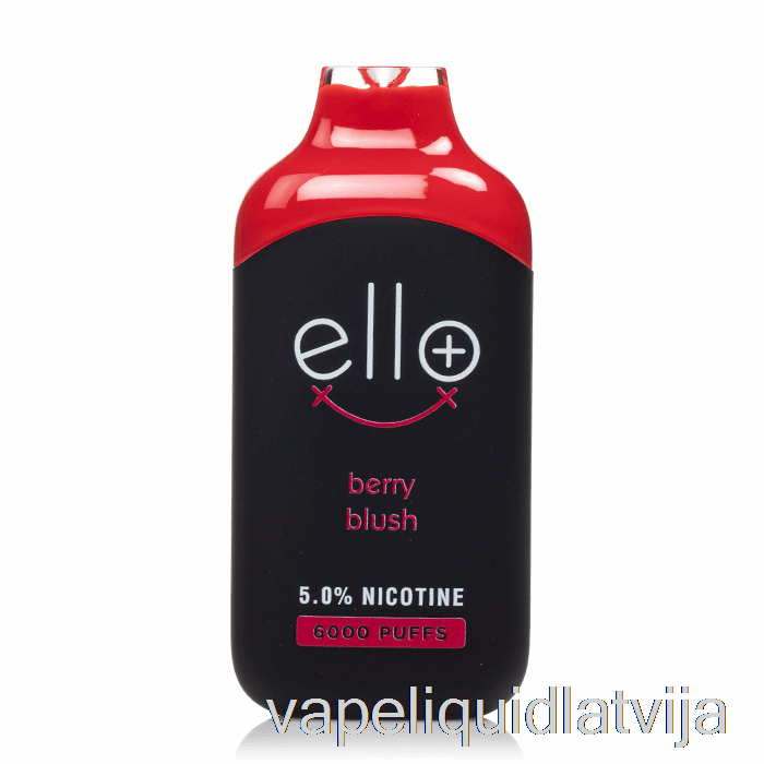 Blvk Ello Plus 6000 Vienreizējās Lietošanas Ogu Vaigu Sārtuma Ledus Vape šķidrums